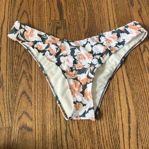 Abercrombie high leg cheeky swim bottoms